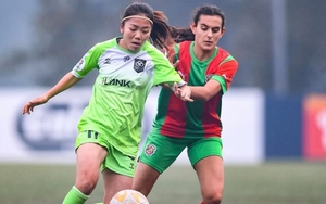 Huỳnh Như làm nên lịch sử với cú đúp đẳng cấp tại châu Âu, sau 1 trận xếp trên một loạt cầu thủ Brazil và Mỹ