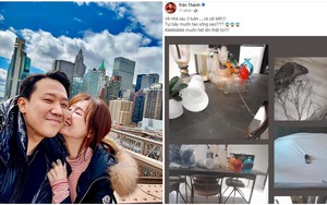 Trấn Thành 'choáng' khi mở cửa bước vào nhà sau 3 tuần đi vắng