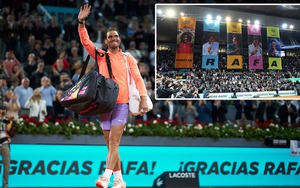 Nadal tạm biệt Madrid Master, được ban tổ chức giải tri ân đầy cảm xúc