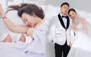 Phương Oanh vỡ òa thông báo lâm bồn thành công, tiết lộ tên 2 quý tử