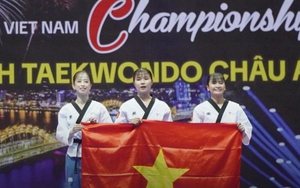 'Hot girl' làng võ Việt Nam cùng đồng đội giành HCV châu Á