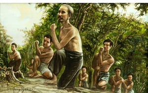 Hình ảnh Bác Hồ giản dị trong tranh của hoạ sĩ Đào Trọng Lý