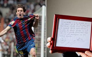 Bản giao kèo đầu đời của Messi trở thành tờ giấy ăn đắt nhất thế giới