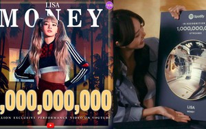 Lisa Blackpink là nghệ sĩ solo K-pop đầu tiên có bài hát vượt 1 tỷ lượt xem trên cả YouTube và Spotify