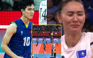 Bích Tuyền đập bóng cực mạnh, khiến ngôi sao bóng chuyền Trung Á đứng chôn chân, bộc lộ biểu cảm bất ngờ