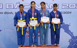 Sôi nổi các cuộc tranh tài tại giải Vovinam miền Bắc 