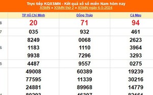 XSMN 6/5, kết quả xổ số miền Nam hôm nay 6/5/2024, XSMN thứ Hai ngày 6 tháng 5