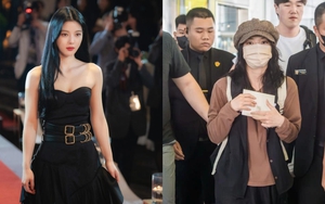 Nữ chính 'My Demon' Kim Yoo Jung được chào đón nồng nhiệt tại sân bay Nội Bài