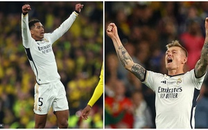 Khoảnh khắc 'bá đạo' của Real Madrid: Bellingham ăn mừng khi Vinicius chưa ghi bàn, Kroos rời sân có động tác như thể đã vô địch Champions League