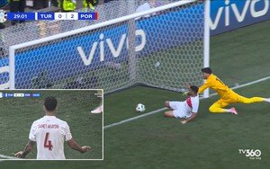 Trong khi Ronaldo và đồng đội đang 'cãi nhau', Thổ Nhĩ Kỳ tạo ra pha phản lưới hài hước nhất EURO 2024