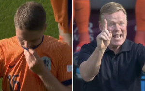 HLV Hà Lan nói học trò 'đau đớn' khi bị thay sốc ngay hiệp 1, nhưng không thể làm khác 