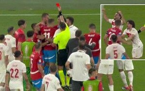 Trận Séc vs Thổ Nhĩ Kỳ lập kỷ lục thẻ phạt trong lịch sử EURO: Trọng tài rút thẻ mỏi tay, cầu thủ 'giao lưu võ thuật'