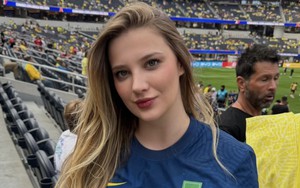 Bạn gái sao Brazil gây sốt ở Copa America 2024 bởi vẻ đẹp tựa nữ thần