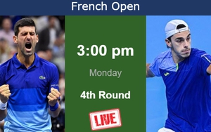 Link xem trực tiếp Djokovic vs Cerundolo, vòng 4 Roland Garros 2024 (21h00 hôm nay)
