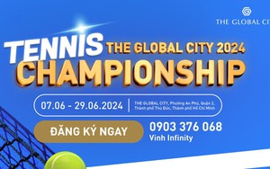 Giải vô địch quần vợt The Global City 2024 có phần thưởng lớn