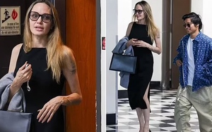Pax Thiên trông thật sành điệu khi mời mẹ Angelina Jolie đi ăn sushi tại nhà hàng nổi tiếng