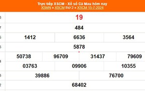 XSCM 15/7, kết quả xổ số Cà Mau hôm nay 15/7/2024, trực tiếp XSCM hôm nay