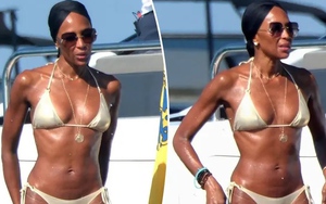 Naomi Campbell khoe vóc dáng như tượng tạc ở tuổi 54