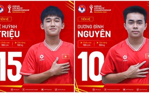 U19 Việt Nam công bố số áo tại giải Đông Nam Á, thần đồng top 60 thế giới chọn áo giống Ronaldo
