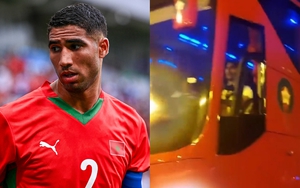 Người hâm mộ xôn xao khi siêu sao PSG... lái xe bus chở đội Ma-rốc dự Olympic Paris 2024
