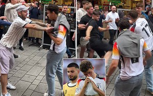 Cổ động viên Anh và Đức 'giao lưu võ thuật' sau trận Đức vs Tây Ban Nha, cảnh sát phải nổ súng