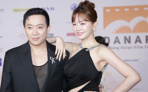 Trấn Thành, Hari Won cùng dàn sao rạng rỡ trên thảm đỏ Lễ Bế mạc LHP châu Á Đà Nẵng 2024