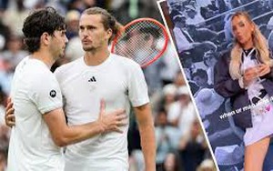 Thua ngược cay đắng ở Wimbledon, Alexander Zverev còn bị bạn gái đối thủ 'móc máy'