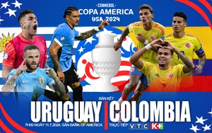 Nhận định bóng đá Uruguay vs Colombia, bán kết Copa America 2024 (07h00, 11/7)