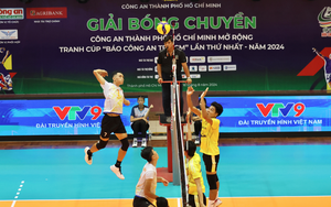 Khởi tranh giải bóng chuyền công an TP.HCM mở rộng 2024