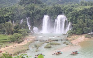 Tạm dừng đưa đón khách qua lại Khu cảnh quan thác Bản Giốc (Việt Nam) - Đức Thiên (Trung Quốc)