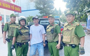 Ngăn chặn đối tượng tẩm xăng đe dọa tự sát cùng con gái