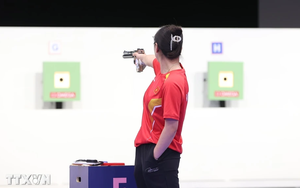 Olympic 2024: Xạ thủ Trịnh Thu Vinh của Việt Nam xuất sắc dẫn đầu ở vòng loại với 1 chỉ số 