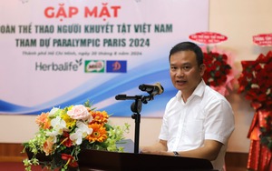 Ông Nguyễn Hồng Minh, Phó Cục trưởng Cục TDTT, Trưởng đoàn Thể thao người khuyết tật Việt Nam dự Paralympic Paris 2024: 'Thể thao người khuyết tật cần sự hỗ trợ từ nguồn lực xã hội'