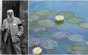 Tuyệt tác 'Hoa súng' của Claude Monet lần đầu lên bục đấu giá