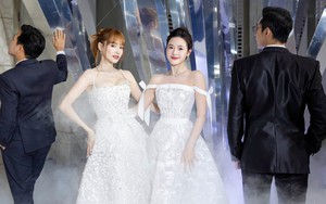 Nhã Phương hài hước chứng minh sự khác biệt giữa hôn nhân mới và lâu năm khi đứng cạnh vợ chồng Midu