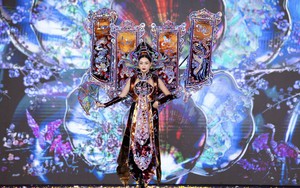 "Khảm xà cừ" thắng giải National Costume tại Miss Grand Vietnam 2024