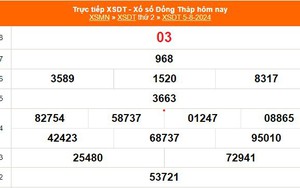 XSDT 5/8, kết quả xổ số Đồng Tháp hôm nay 5/8/2024, kết quả xổ số hôm nay