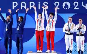 Đoàn Trung Quốc và Mỹ tạo ra cuộc đua siêu hấp dẫn trên bảng xếp hạng huy chương Olympic 2024