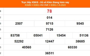 XSKG 1/9 - Kết quả xổ số Kiên Giang hôm nay 1/9/2024 - KQXSKG ngày 1 tháng 9