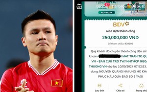 Sao bóng đá Việt Nam kêu gọi chung tay ủng hộ, chia sẻ với đồng bào chịu ảnh hưởng của bão lũ