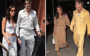 Xem Brad Pitt và bạn gái Ines de Ramon phối hợp trang phục sành điệu như thế nào