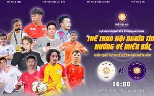 Cầu thủ Việt Nam ủng hộ đồng bào vùng lũ: Hoan hô bóng đá!