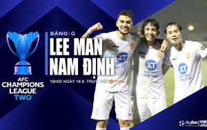 Nhận định, soi tỷ lệ Lee Man vs Nam Định 19h00 ngày 18/9, vòng bảng AFC Champions League 2