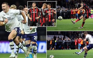 ĐỘC LẠ Cúp Liên đoàn Anh: Đội Ngoại hạng bị đối thủ hạng dưới loại sau loạt luân lưu dài kỷ lục