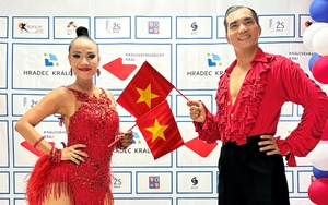 VĐV Nguyễn Mỹ Trang - Phạm Trung Hoà: Tự hào vào Top 50 đôi nhảy xuất sắc nhất thế giới lứa tuổi Trung niên