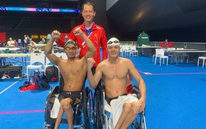 Lê Tiến Đạt và Đỗ Thanh Hải lọt Top 5 ở chung kết 100m bơi ếch nam tại Paralympic 2024