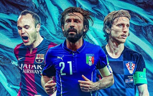 10 tiền vệ thông minh nhất trong lịch sử bóng đá