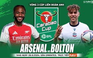 Nhận định, soi tỷ lệ Arsenal vs Bolton (1h45, 26/9), vòng 3 Cúp Liên đoàn Anh