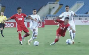 CẬN CẢNH: Bùi Tiến Dũng trượt chân, mắc sai lầm khiến đội nhà thủng lưới ngay đầu trận 