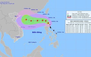 Bão YAGI vào Biển Đông và trở thành bão số 3 trong năm 2024